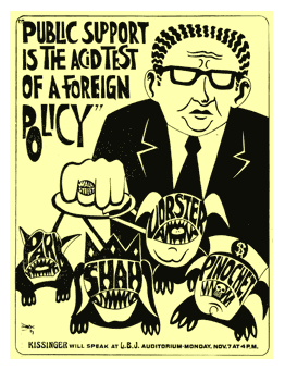 Kissinger. Public support is the acid test of a foreign policy