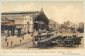 Postal de la estacion central